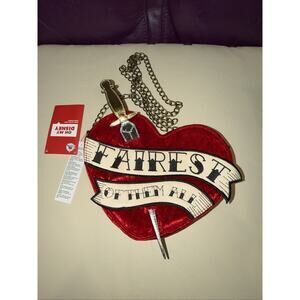 Disney Snow White "Fairest Of Them All" CrossBody Bag, Oh My Disney Red Heart